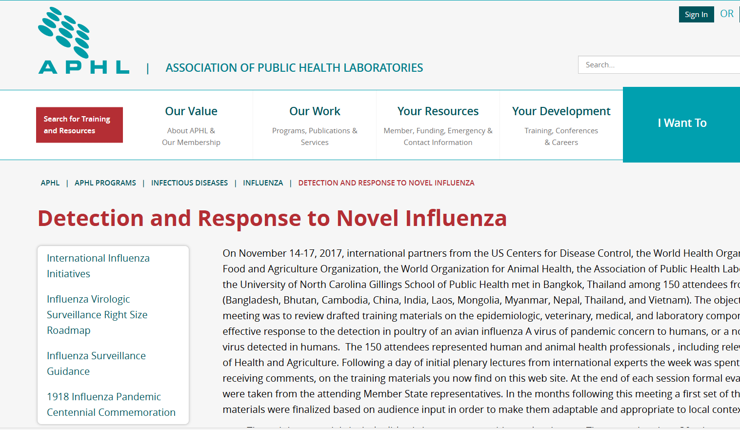 Training materials developed by US CDC, WHO, FAO, OIE and APHL (2017)